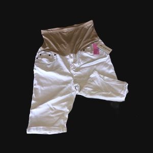 Oh! Momma Materinty White Capri